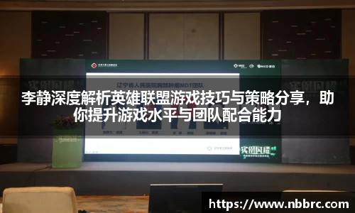 李静深度解析英雄联盟游戏技巧与策略分享，助你提升游戏水平与团队配合能力