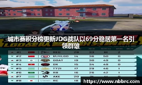城市赛积分榜更新JDG战队以69分稳居第一名引领群雄