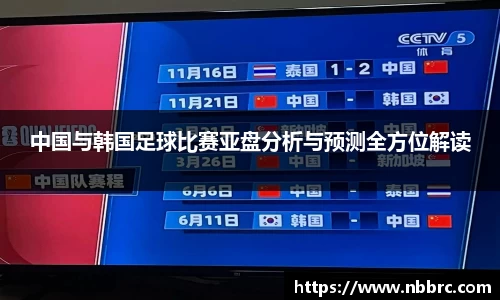 中国与韩国足球比赛亚盘分析与预测全方位解读